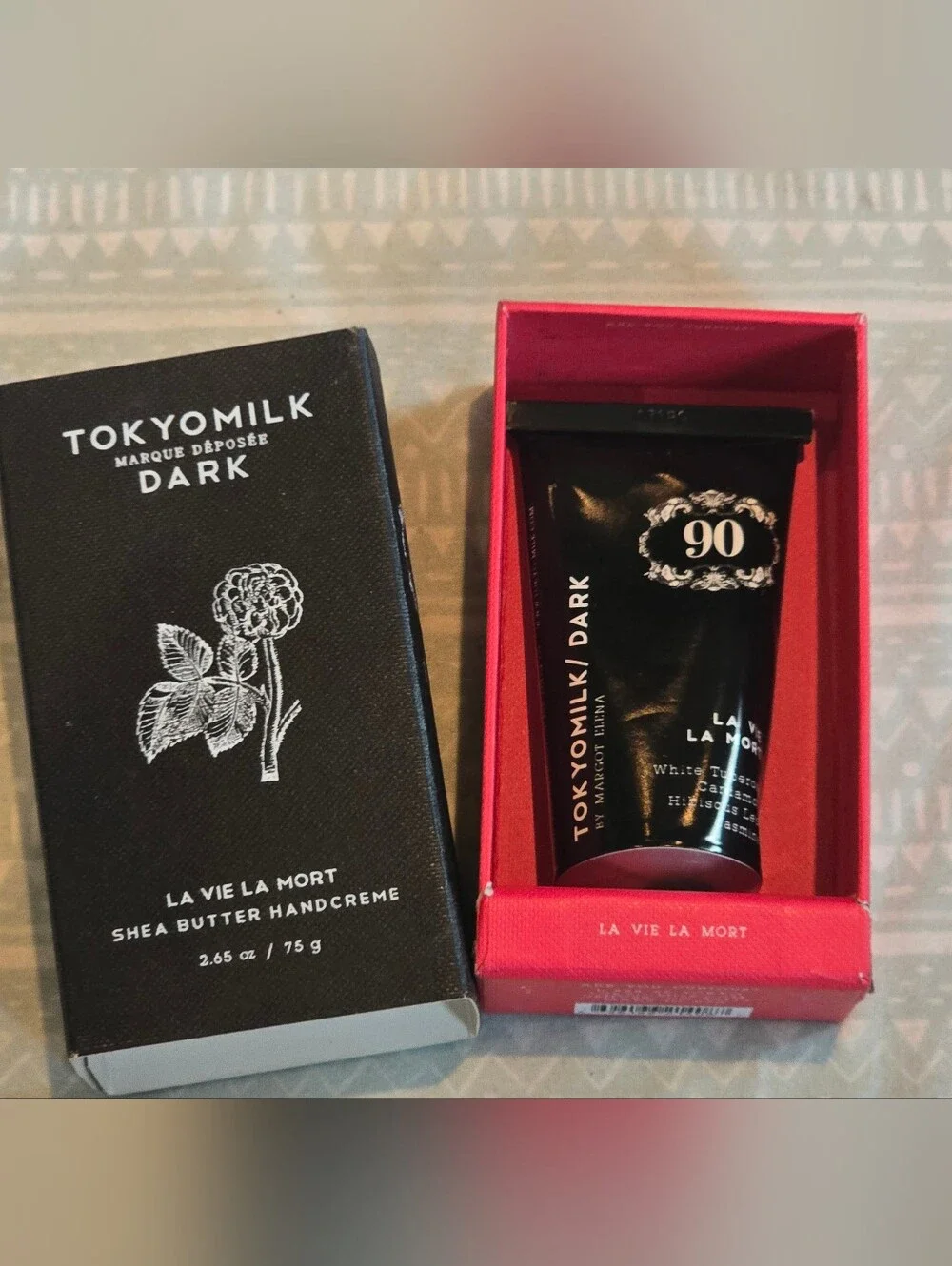 TokyoMilk Dark By Margot Elena 90 La Vie La Mort Shea Butter Hand Cream 2.65oz